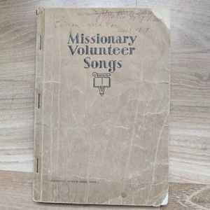Missionslieder Ehrenamtslieder selten 20er Jahre antik christliches Gesangbuch Notenbuch - Bild 1 von 24