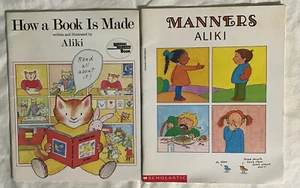 2 Aliki books:How a Book is Made(1986),Manners(1990) PB Very Good Condition - Bild 1 von 7