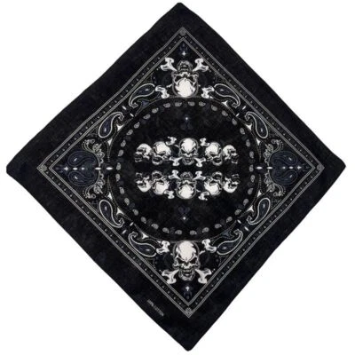 Skull Hiking Outdoor Scarves - Cotton Neck Bandana Scarf Unisex Fashion Headwear - Imagem 1 de 4