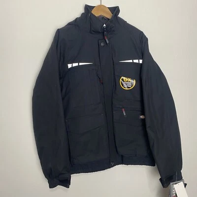 Chaqueta Dickies Pro Cordura Bomber Grado Militar Ropa de Trabajo Negra JJ005BK Para Hombre’s M Foto 1 de 4