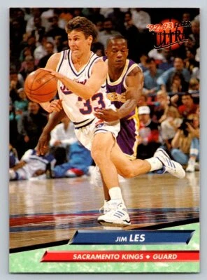1992-93 Ultra #350 Jim Les Sacramento Kings - Image 1 of 2