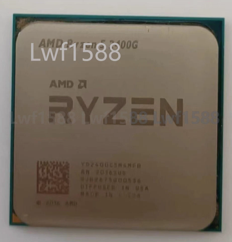 AMD Ryzen 5 2400G quad-core 3.9GHz Turbo socket AM4 CPU processor R5 2400G - Image 1 of 1