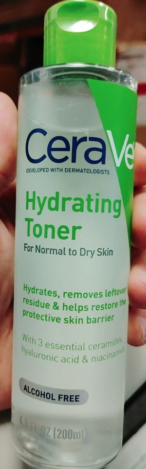 CeraVe Tónico Hidratante para Rostro Sin Alcohólicos con Ácido Hialurónico, Niacinamida Foto 1 de 1