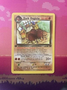 Pokemon Card Dark Dugtrio Team Rocket 1st Edition Rare 23/82 Near Mint - Picture 1 of 2