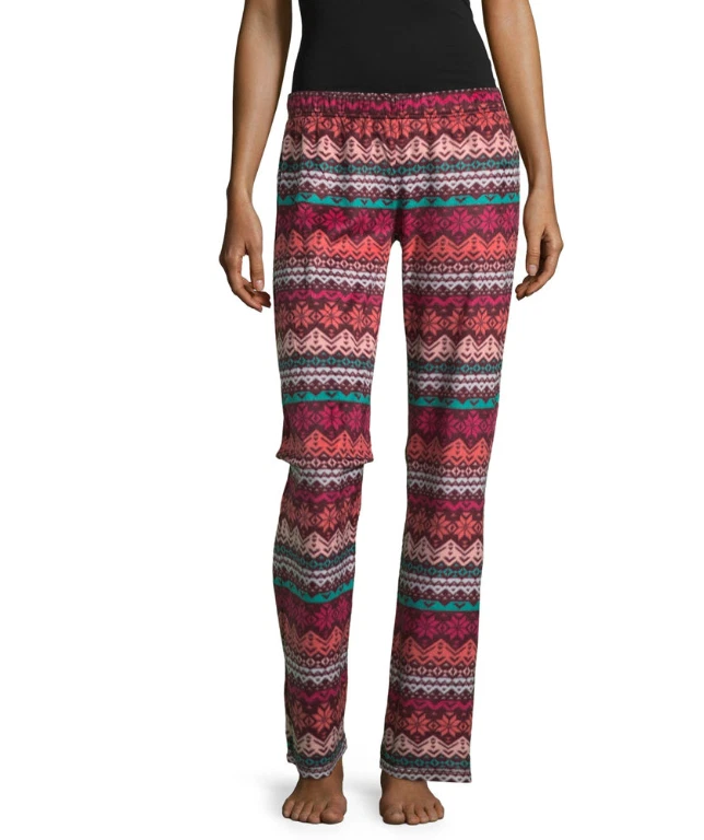Flirtitude Fleece Pattern Pajama Pants - Size Juniors: L - Color: Geo - Image 1 of 1