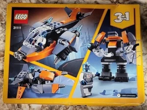 LEGO Creator 3in1 Cyber Drone 31111 Building Kit (113 Pieces) wrecked 📦,   - Picture 1 of 3