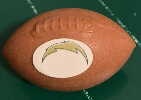 1970 San Diego Chargers mini gumball machine football Vintage helmet AFL NFL old Cover