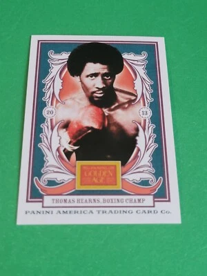THOMAS HEARNS 2013 PANINI GOLDEN AGE BASE SET VARIATION - WHITE BORDER 136-SP - Image 1 of 2