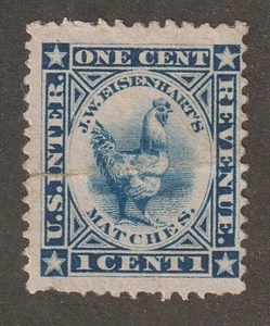 EDSROOM-17931 US Match & Medicine RO80c Eisenhart's Matches Pink Paper CV$125 - Picture 1 of 1