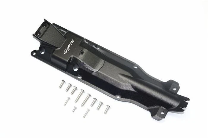 GPM TRAXXAS 1/10 E-Revo Aluminium Unterbodenschutzplatte mitte schwarz / GPMER23 - Bild 1 von 1