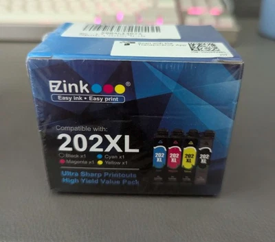 Two sealed sets! E-Z Ink Ink Cartridge Replacement for Epson 202XL Read desc!!! - Image 1 of 2