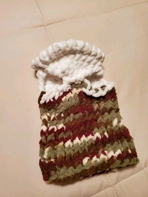 Teacup / Small Size Holiday Puppy Dog/ Kitty Cat Hand Knit Sweater  - Image 1 of 2
