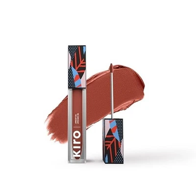 Kiro Airy Matte Liquid Lipstick Nutmeg Nude | Chocolate Brown | Transferproof I  - Image 1 of 4
