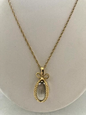 Collar Orbe Vintage Joan Rivers Tono Dorado Firmado Foto 1 de 4