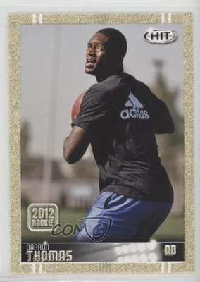 2012 SAGE Hit Gold Darron Thomas #74 Rookie RC - Image 1 of 2