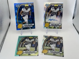 4 Lot - 2024 Bowman University Chrome Kalel Mullings (RC) Auto Stealth Titans - Picture 1 of 1