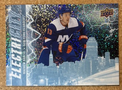 2024-25 Upper Deck Electricity Mathew Barzal #EC-3 Speckled - Image 1 of 2