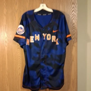 Camiseta deportiva para hombre Nike New York Mets espalda en blanco XL USADA EN EXCELENTE ESTADO - Imagen 1 de 4