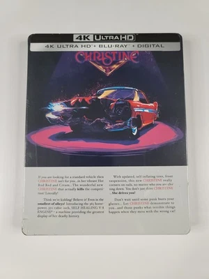 Christine: Steelbook Limited Edition Best Buy (4K UHD/Blu-ray/Digital 2018) New - Image 1 of 4