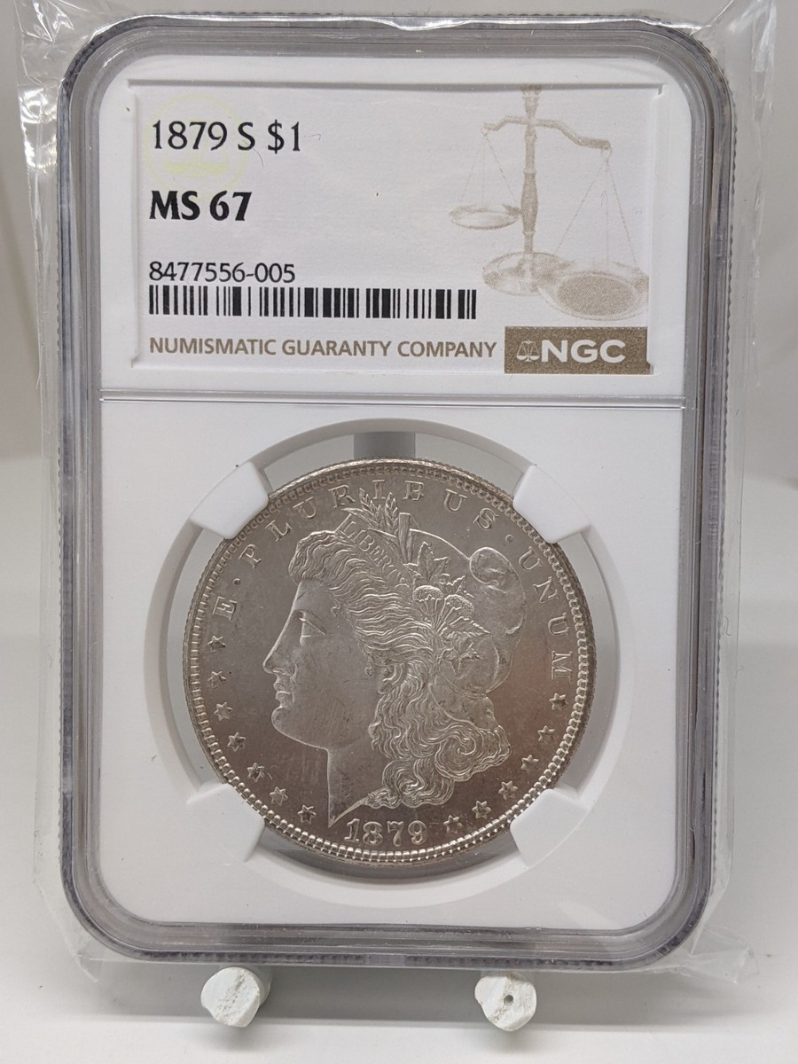 Uncirculated Silver 1879 Year Morgan US Dollars (1878-1921