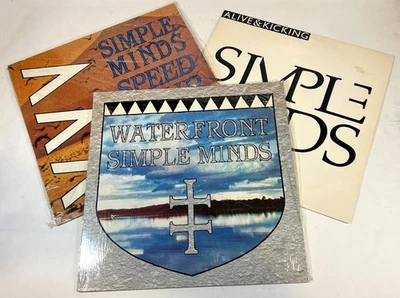 Simple Minds  Three 12” Singles Waterfront - Speed Your - Alive & Kicking EX/EX - Image 1 of 4