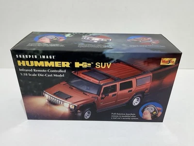 Hummer H2 SUV Sharper Image Remote Controlled 1:18 Die-Cast Car Model Maisto - Image 1 of 4