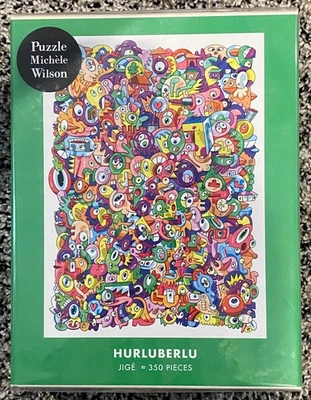 NEW! Michele Wilson Wooden Puzzle HURLUBERLU, 350 Pieces, Michèle, Hand-cut - Image 1 of 3