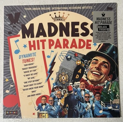 MADNESS HIT PARADE LP RSD 2025 BLACK FRIDAY RECORD STORE DAY SILVER VINYL - Image 1 of 4