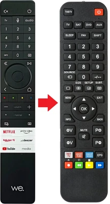 Telecomando di ricambio Loewe FOTO C.43 - Immagine 1 di 4