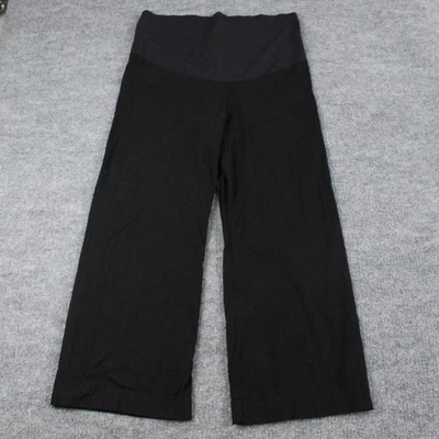 Pantalones Maeve Mujer 12 The Colette Maternidad Pierna Ancha Pantalones Negro Embarazo Bulto Foto 1 de 4