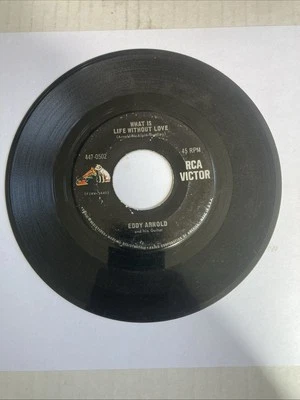- EDDY ARNOLD - The Cattle Call And What Is Life Without Love 45 Rpm Vinyl - Image 1 of 2
