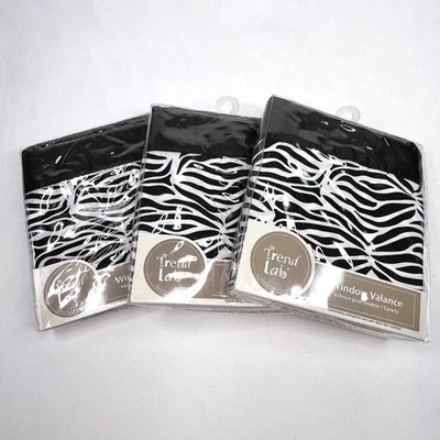 Nuevo Juego de 3 cenefas con estampado de cebra Trend Lab Foto 1 de 4