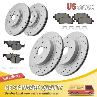 Керамическая накладка на передние и задние перфорированные тормозные диски для Subaru Outback Legacy 2020-2023 - Изображение 1 из 4