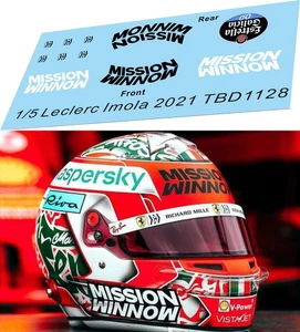 1/5 Decals ad Acqua per Casco Leclerc Imola 2021 TBD1128 - Imagen 1 de 1