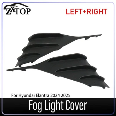 Cubierta blanqueadora de parachoques delantero lado conductor pasajero Hyundai Elantra 2024-2025 Foto 1 de 4