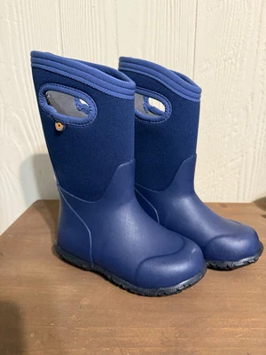 BOGS Unisex - Bota de Lluvia Infantil Impermeable Aislada Goma y Neopreno, Talla 9 Foto 1 de 4