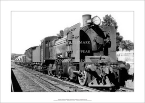 Victorian Railways K Class Locomotive A3 Art Print – 42 x 29 cm Poster - Imagen 1 de 3
