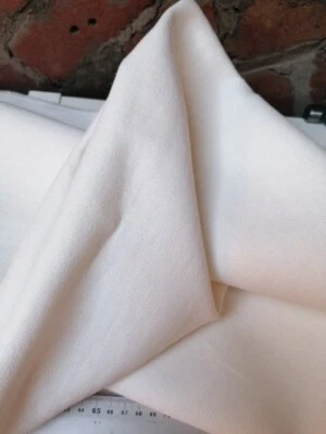 Romo Linara Chalk FR Linen Union Fabric Upholstery Cushion 85x50cm - Image 1 of 4