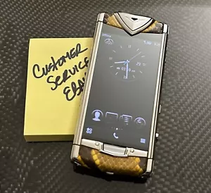 VERTU Constellation Touch Yellow Leather Limited Edition of 388 Global 3G GSM