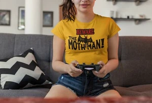 Mothman Shirt, Moth man tshirt, West Virginia, Vintage film poster, womens shirt - Picture 1 of 1