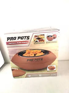 Pentole Pro 1.5 Quart Calcio Slow Cooker Gioco Giorno Crock Pot Nuove mai aperte - Foto 1 di 7