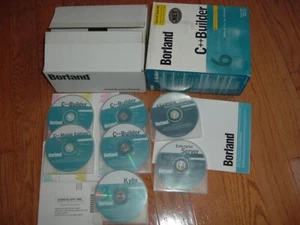 Borland C++ Builder 6 Professional Upgrade set:7 Disks,Authorization KEY, Kylix - Picture 1 of 9