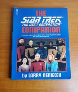 1992 The Star Trek The Next Generation Companion by Larry Nemecek Softcover - Bild 1 von 9