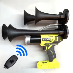 Ryobi Train Air Horn with Remote Control Quad 18V Drill Impact Sports Boat - Picture 1 of 5