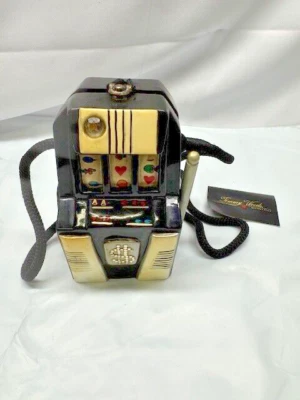 Bolso sin asas Timmy Woods Of Beverly Hills bolso de madera hecho a mano - MÁQUINA TRAGAMONEDAS Foto 1 de 4