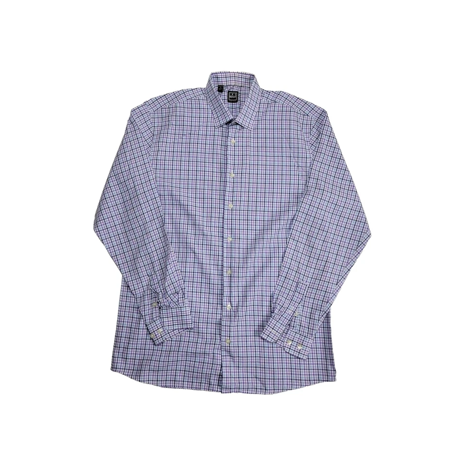 Camisa con botones I K E Behar para niños talla 18 a cuadros Foto 1 de 4