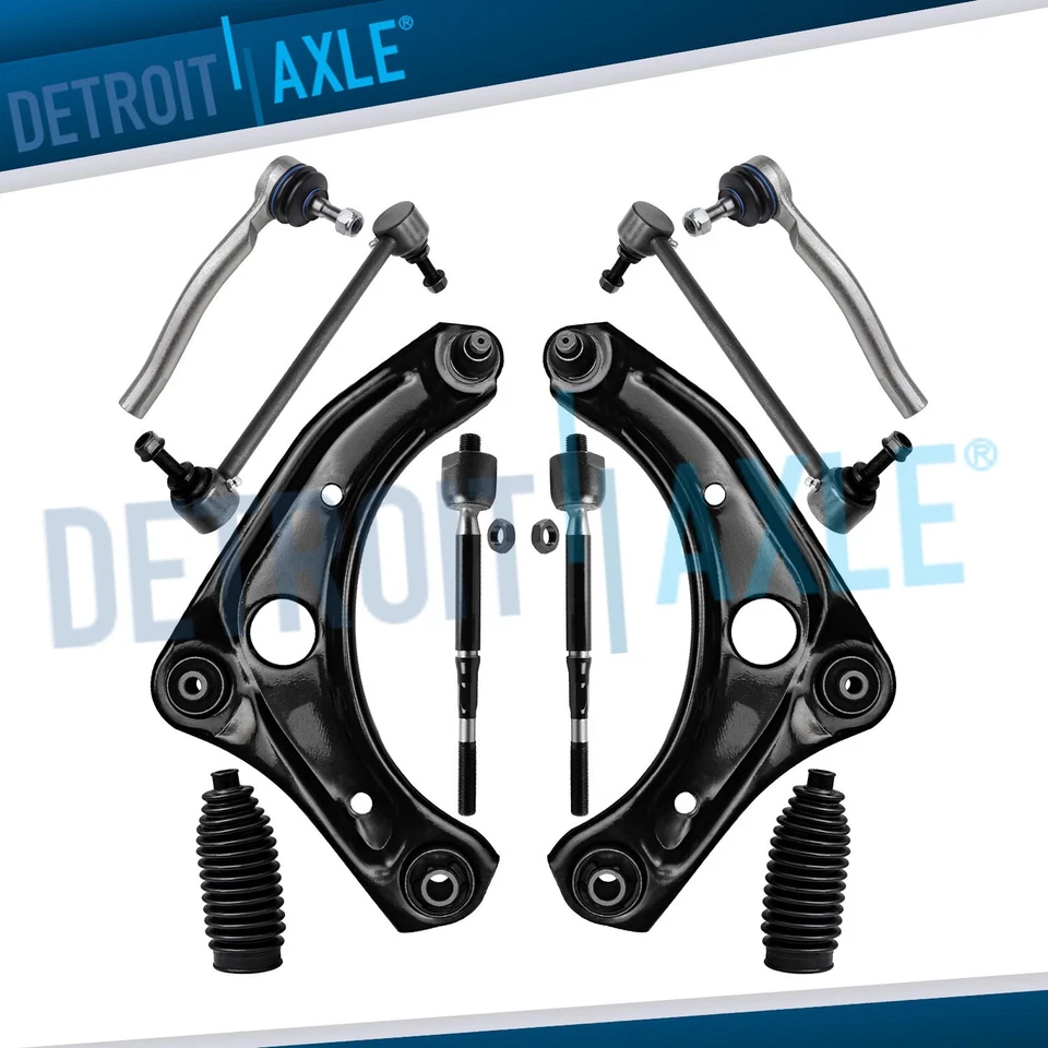 Brazos de control inferiores delanteros barras estabilizadoras barra de amarre con bota para Nissan Versa Note Micra Foto 1 de 4