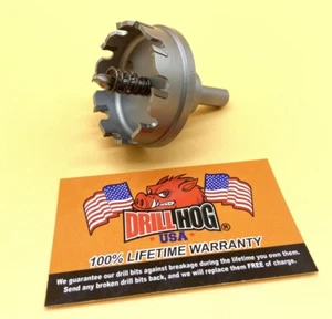 7/8" Carbide Tipped Hole Saw 7/8" TcT Holesaw Cutter Drill Bit 7/8 Drill Hog USA - Picture 1 of 3