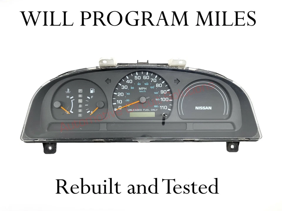 1998-99 Nissan Frontier без TACH AT спидометр датчик кластер оригинальный * любые мили - Изображение 1 из 1