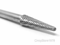 1 NEW FALCON // SGS 1//4/" SH CARBIDE BURR SE-5L6 DOUBLE CUT OVAL USA BUR -T337